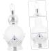 PLAFOPE 1pc Perfume Bottle Scented Cosmetic Sprayer Bottle Refillable Liquid Bottle Empty Perfume Container Mini Spray Bottle Humidifier Empty Glass Composite Material Perfume Rack Travel 9X4X4CM Silver - Buy Online on GoSupps.com