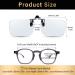 Goiteia Blue Light Filter Gaming Glasses Clip-On | 380-500nm | Flip-Up 50% Clear - Perfect for Gamers & Esports Accessories - Buy Online on GoSupps.com