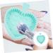 FOMIYES 3pcs Makeup Brush Cleaning Pad makeup cleaning brush scrubber silicone scrubbers Brush cleaning tool eye shadow brush mat silicone makeup mat Dryer Silica gel Heart-shaped 12x9cmx3pcs Light Greenx3pcs - Buy Online on GoSupps.com