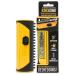King Komb | Deshedding Tool | Top & Undercoat | Self Clean | Retractable Blades | 3 Metal Deshedding Edges | Rubber Bristles for Grooming | Large Yellow