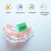 Buy Sterile Oral Sponges - 50 PCS Dental Swabs for Oral Hygiene | Cleaning Mouth Swab & Foam Care - Plum Blossom Cyan - Buy Online on GoSupps.com