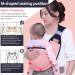 Adjustable Breathable Baby Sling Carrier | Quick Dry with Thick Shoulder Straps | 0-36 Months (Pink) - Buy Online on GoSupps.com