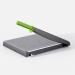 TOWON Guillotine Paper Cutter Heavy Duty, Paper Trimmer, Slice and Latch Blade, Small Business Supplies, 10 Sheet Capacity, Crafts and Photo, Gray, 12 Inches