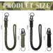 ROXNVM Paracord Key Trailer with Carabiner 4 Pack Lanyard Key Rings for Outdoor Camping & Hiking Ideal for Men & Women - Buy Online on GoSupps.com