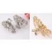 Vintage Metal Rhinestone Hair Claw with Imitation Pearl - Large Size Hair Clip for Women (Gold-A) - Buy Online on GoSupps.com