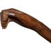 Hand-Carved Nora Back Scratcher - 50cm Curved Lime Wood Dark Stained Made in Germany | International Shipping - Buy Online on GoSupps.com