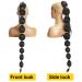 34 Inch Long Bubble Ponytail Extension for Black Women - Kinky Straight Afro Puff Ponytail Hair Extensions - Protective Style Lantern Ponytail Wrap Around with Hair Tie - Buy Online on GoSupps.com