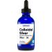 Nutricost Colloidal Silver 4oz - Cobalt Blue Glass Bottles Bio-Active Colloidal Silver Unflavored 4 Fl Oz (Pack of 1)