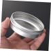 FRCOLOR Box Decorative Tins Mini Round Tins Round Tin Cans Cosmetic Jars Metal Storage Tin Small Aluminum Tin Tea Tins Tin Containers with Lids Mini Candles Travel Birthday Present Filling medium Silver - Buy Online on GoSupps.com
