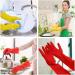 MIN-XL Waterproof Cleaning Glove - Kitchen & Household Cleaning, Dishwashing, Car Wash - Red 45CM-L - Buy Online on GoSupps.com