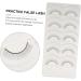 Housoutil Adhesives False Eyelashes 5 Pairs Fake Eyelashes Dense Adhesive Fiber Artificial Eyelashes - Buy Online on GoSupps.com