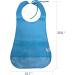 2 Pack Silicone Adult Bibs for Eating Reusable Portable Waterproof Clothing Protectors With food Catcher For Men Women Easy To Clean - Buy Online on GoSupps.com
