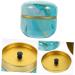 CYYHGD 2pcs Loose Powder Storage Box Dusting Powder Gift Tin Decorative Flower Tea Jar Tea Stash Candy Tin Puff Candy Decor Loose Powder Storage Jar Blue and White Porcelain Tinplate Food - Buy Online on GoSupps.com