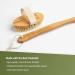 Dry Body Brush for Anti-Cellulite, Skin Smoothing, and Firming | Improve Blood Circulation Tone and Exfoliate Skin | Ideal for Scalp, Skin, and Muscles - Buy Online on GoSupps.com