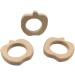 Wendysun 2pcs Cartoon Wood Teether - Natural Animal Pear Shape Baby Teething Toy - Buy Online on GoSupps.com