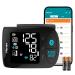 Meraw Bluetooth Wrist Blood Pressure Machine 2023 Upgrade FSA HSA Approved High Accuracy Blood Pressure Cuff Wrist 5.3-8.5 inch with Irregular Heartbeat Monitoring Unlimited Memories in APP 2 AAA Batteries (Aspen)