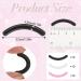 Thinp 30 Pcs Eyelash Curler Refills - Silicone Replacement Pads in Black Pink White | Universal Fit with Clear Storage Box | International Shipping - Buy Online on GoSupps.com