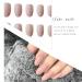 Buy Sethain Matt Oval False Nails - Pink Medium 24 Piece Press-On Nail Set for Women & Girls | Shop Internationally - Buy Online on GoSupps.com