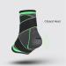 Ankle Brace for Men & Women - Comfortable Compression Sleeve Adjustable Support for Plantar Fasciitis Sports & Heel Pain Relief - Green Size L - Buy Online on GoSupps.com