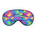 Neon Camouflage Sleep Mask for Women Adjustable Sleeping Eye Shades Cover with Elastic Strap