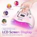 Professional 280W UV LED Gel Nail Lamp with 66 Lamp Beads - Fast Curing Nail UV Dryer for Gel Polish - Salon Quality Manicure and Pedicure Light in Pink - Buy Online on GoSupps.com