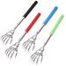 KXUSW Back scratch hand back scratchy die telescopic rod is stable and retractable-a good assistant for the back massage 4 pieces