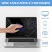 High-Quality Microfiber Cleaning Cloths - 6 Pack (15x18cm) for Glasses Camera Lenses & Screens - Marine & Gray - Buy Online on GoSupps.com