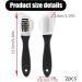 2Pcs Premium 4 Sided Suede Brush for Shoes - Multipurpose Matte Leather Care Tool for Stain Removal and Cleaning Shoes/Boots - Buy Online on GoSupps.com