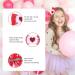 Hair Bow Clip for Women and Girls Baby Hair Clips Valentine's Day Decorative Hair Styling Accessories Girls Fabric Hair Bow Knot Hair Clip Hair Clips Women with Plush Ball 2 Pieces - Buy Online on GoSupps.com