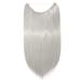 Buy Invisible Wire Hairpiece Extensions - Silver-Gray 50cm Thickening Weft - 90g International Shipping - Buy Online on GoSupps.com