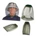 Inoomp 10 st M cknetz Outdoor mosquito net anti-moskito head network beetle head NEK anti-mosquito net cap insect insect hat mosquito hat fisherm