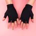 Solustre UV Protection Manicure Gloves - Anti-UV Half-Finger Nail Dryer Tools - 2 Pairs in Black for Salon & Home Use - Buy Online on GoSupps.com