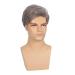 Swiking Men's Short Grey Synthetic Wig - Straight Natural Cosplay Hair for Daily Wear | Male Guy Full Replacement Wig - Buy Online on GoSupps.com