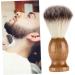 Doitool Badger Hair Beard Brush & Shaving Tool - Men's Wooden Bristle Razor Brush for Cleaning & Grooming | Soft Fur Neck Dust Brush - Buy Online on GoSupps.com