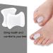 Soft Gel Toe Separator for Bunion Correction - Comfortable SEBS Toe Spacers for Men & Women - Hammer Toe & Big Toe Straightener - High Elasticity White - Buy Online on GoSupps.com
