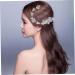 FRCOLOR Bridal Wedding Hair Comb Comb Floral rhinestone pin bride Rhinestone Headband Hair Comb - Buy Online on GoSupps.com