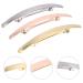Lurrose 6x Automatic Hair Clips - Stylish Ponytail Accessories in Gold Silver & Rose Gold for Daily Wear | International Shipping Available - Buy Online on GoSupps.com