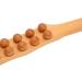 Massage Tab Scooter | Beech Wood GUA SHA Tool for Neck & Back | Lymphatic Drainage Massager & Anti-Cellulite Wooden Body Roller - Buy Online on GoSupps.com