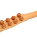 Wooden Massage Roller & Gua Sha Stick | 20 Beads for Muscle Relaxation - Back Stomach & Shoulder Relief - Buy Online on GoSupps.com