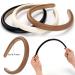 BOMTTY 3 Pack Padded Leather Headbands for Women - Black White Brown - Fashion Hair Accessories - Buy Online on GoSupps.com
