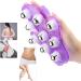 Iwobi Body Massager Glove - Palms Shaped with 9 Metal Roller Balls for Stress Relief | International Shipping - Buy Online on GoSupps.com