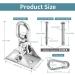 Newtion 1100 LB Capacity Stainless Steel Swing Hangers & Snap Hooks - Heavy Duty Set for Trapeze, Yoga, Hammock - 2 PCS - Buy Online on GoSupps.com