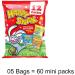 05 x Happy Snax Crisps Assorted Flavours Corn Puffs 12 pks 96g | VIMIX - Buy Online on GoSupps.com