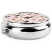 Poodles Dogs Portable Metal Pill Box | Round Mini 3-Compartment | Travel Essential for Small Pills - Buy Online on GoSupps.com