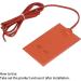 Silicone Rubber Heating Pad 220V | Electrical Cabinet Heater Mat 90x150mm (50W) - International Shipping Available - Buy Online on GoSupps.com