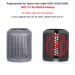 Compatible Hair Dryer Filter for Dyson Supersonic HD01/HD03/HD04/HD08 Models - Gray Filter Cage Cover Strainer Replacement with Screwdriver Tool Kit - Buy Online on GoSupps.com