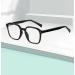 Buy Pin Temple Square TR90 Blue Light Blocking Glasses for Men & Women - Anti UV Ray Computer & Reading Glasses (57mm - Buy Online on GoSupps.com