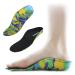 Kids Orthotic Cushioning Arch Support Shoe Insoles Children EVA Foam Inserts for Flat Feet Plantar Fasciitis Size 1 Camo Black 1 US Little Kid US