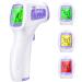 Thermometer for Adults Forehead,Touchless Thermometer for Fever,Digital Infrared Thermometer with Fever Alarm, C/F Switchable, 32 Set Memories Instant Reading Baby Thermometer for Adults and Kids White