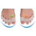 Voarge 4pcs Silicone Toe Corrector Set - Hallux Valgus & Toe Separator (2 Pairs) - Comfort & Relief for Foot Pain - Buy Online on GoSupps.com